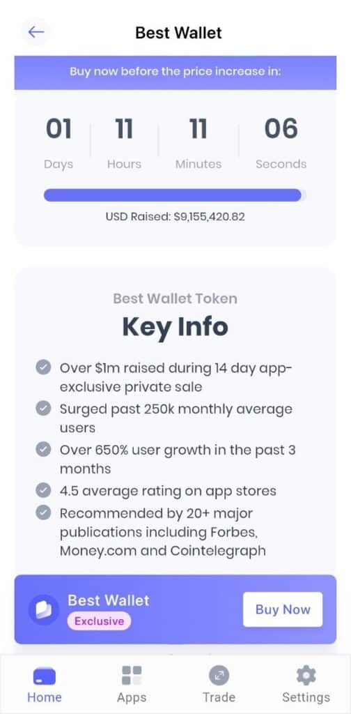 Key Information on Best Wallet